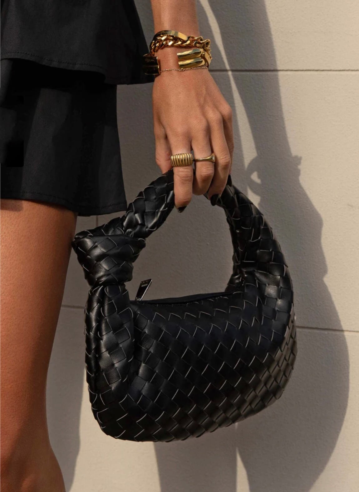 Arabelle Woven Mini Satchel