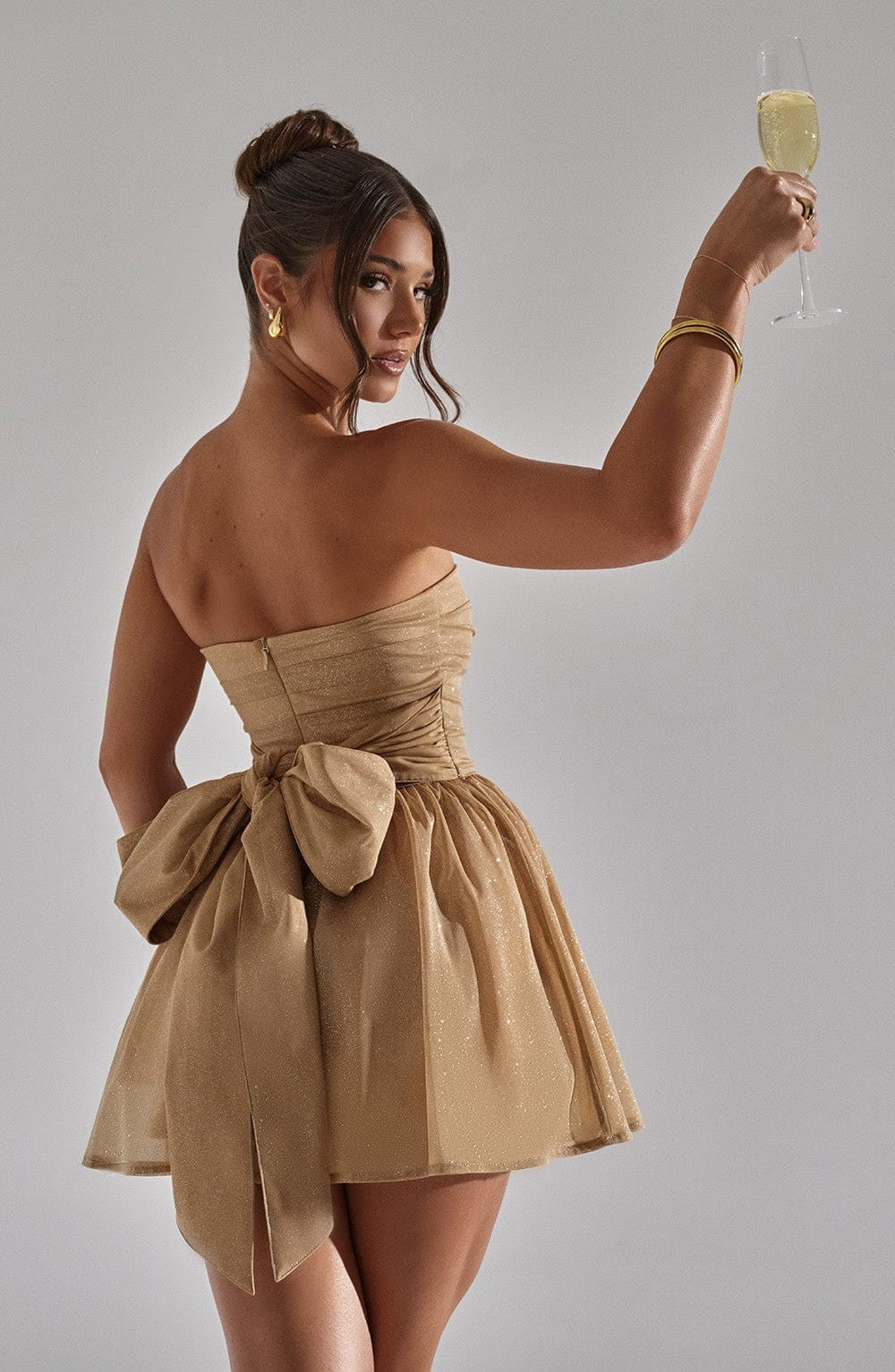 Aurora Knot Sparkle Dress