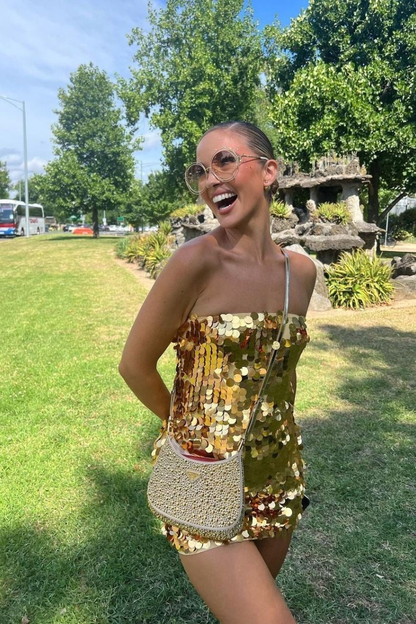 Celestia Sequin Mini Dress