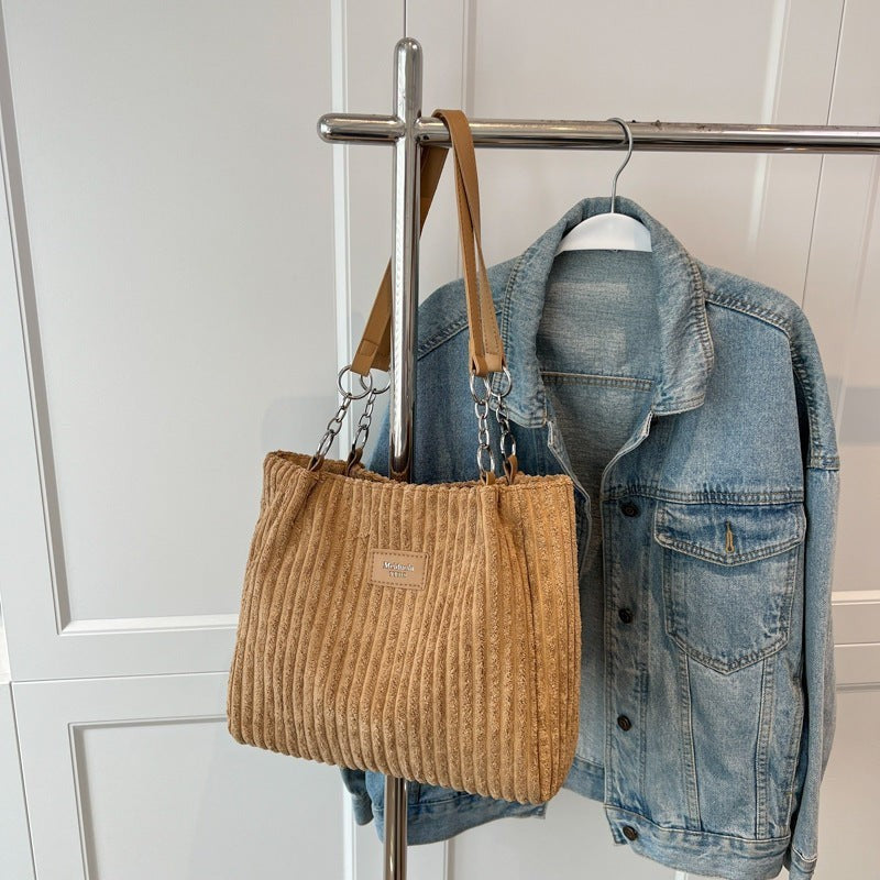Coralie Corduroy Shoulder Bag