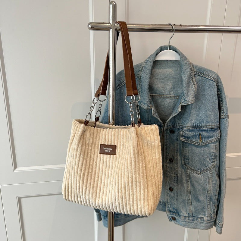 Coralie Corduroy Shoulder Bag