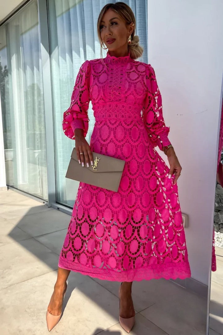 Isadora Lace Midi Dress