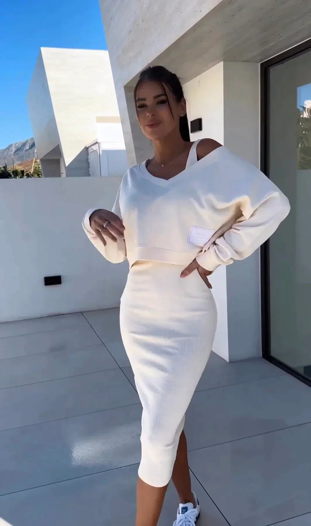 Marcelline Knit Dress Set