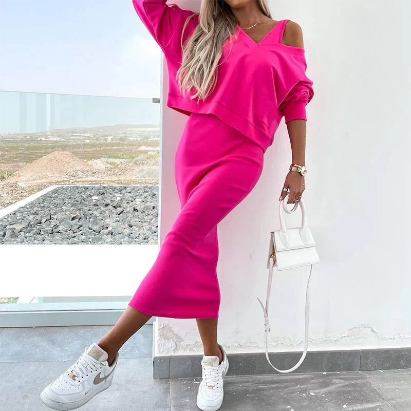 Marcelline Knit Dress Set