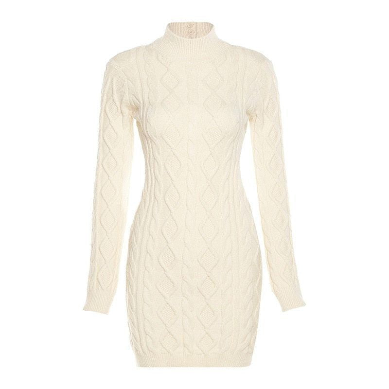 Serafina Cutback Knit Mini Dress