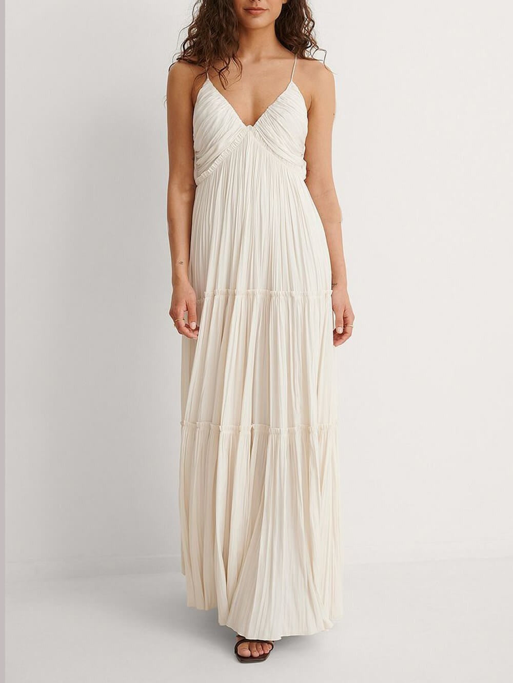 Verona Pleated Maxi Dress