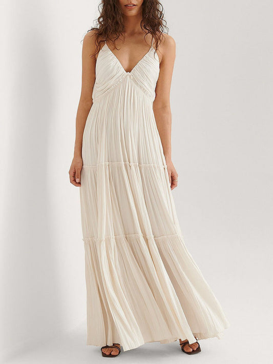 Verona Pleated Maxi Dress